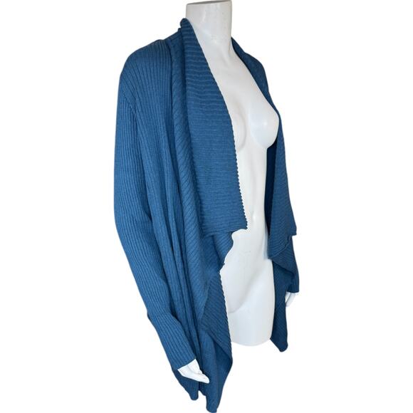BEAUTIFUL by Lawrence Zarian The Kelly‎ Draped Cardigan Deep Teal Womens 1X - Picture 12 of 13